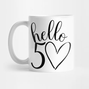 50th birthday design for her Mug